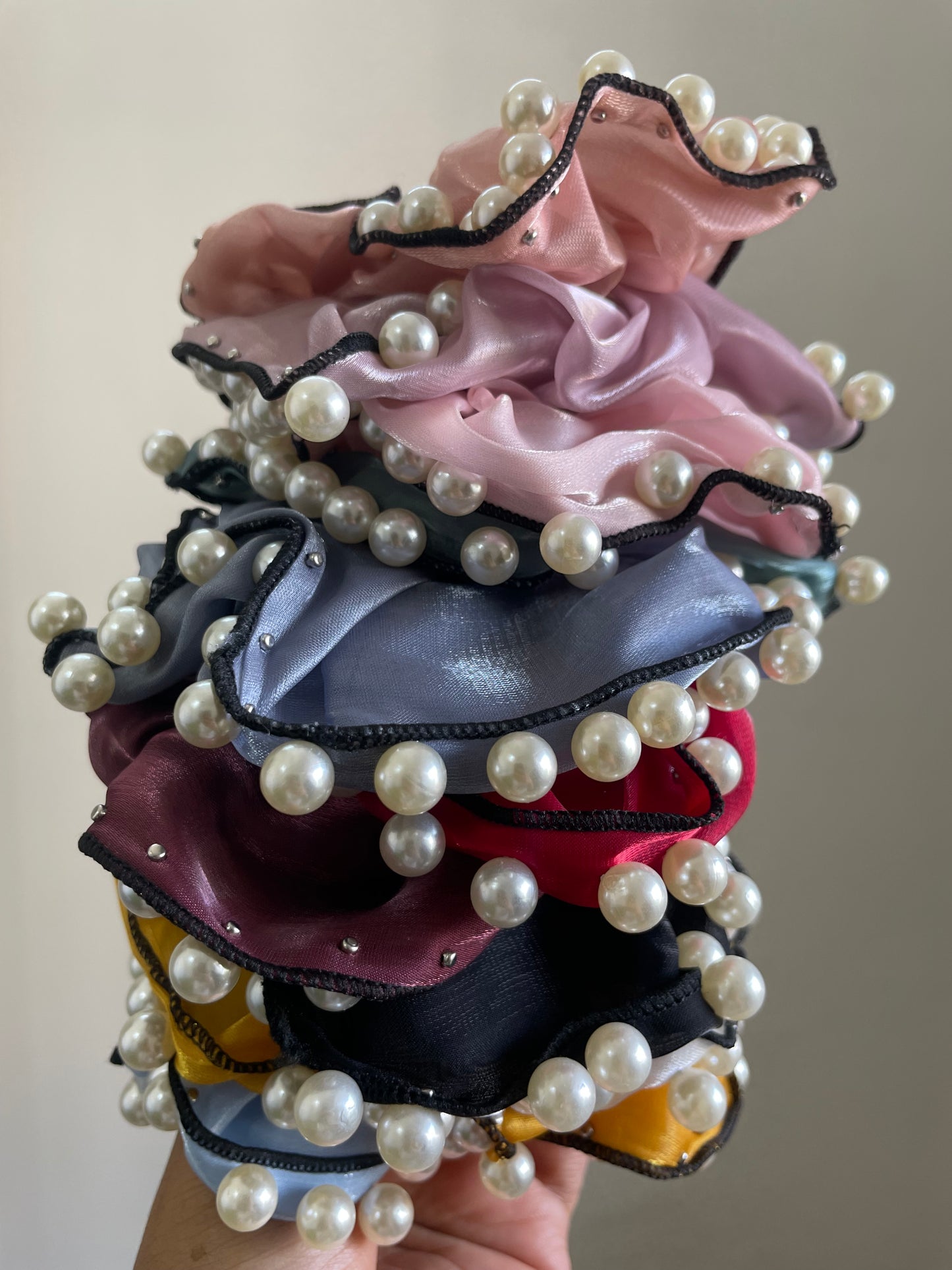 Pearl Scrunchies