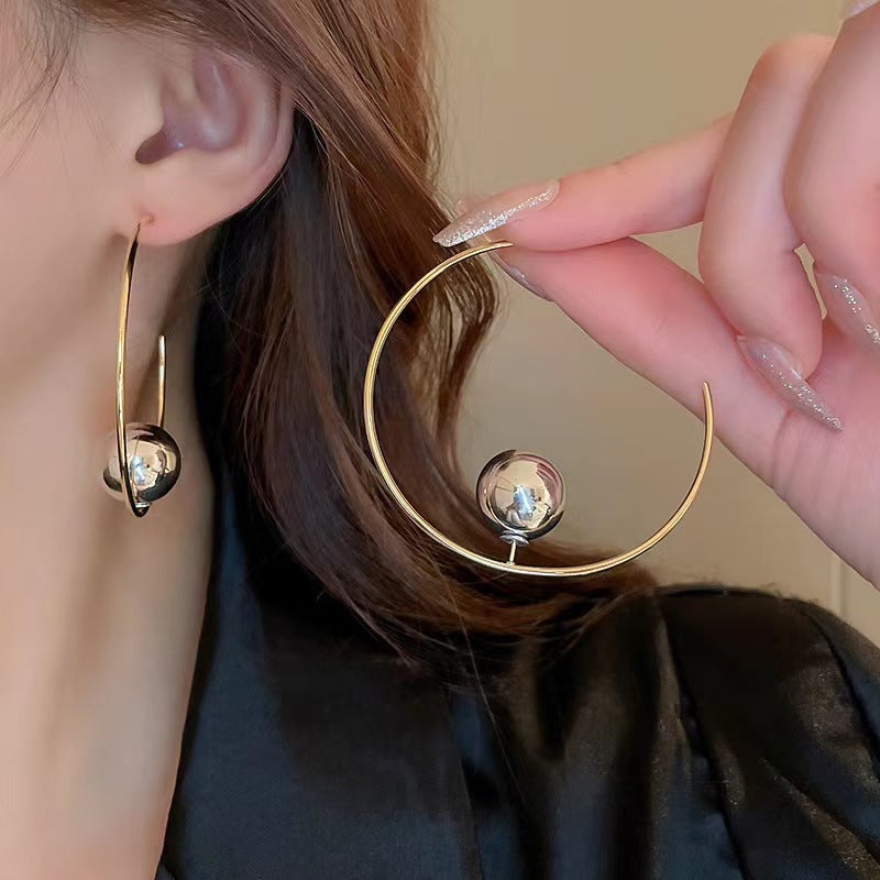 Big circle earrings - Gold