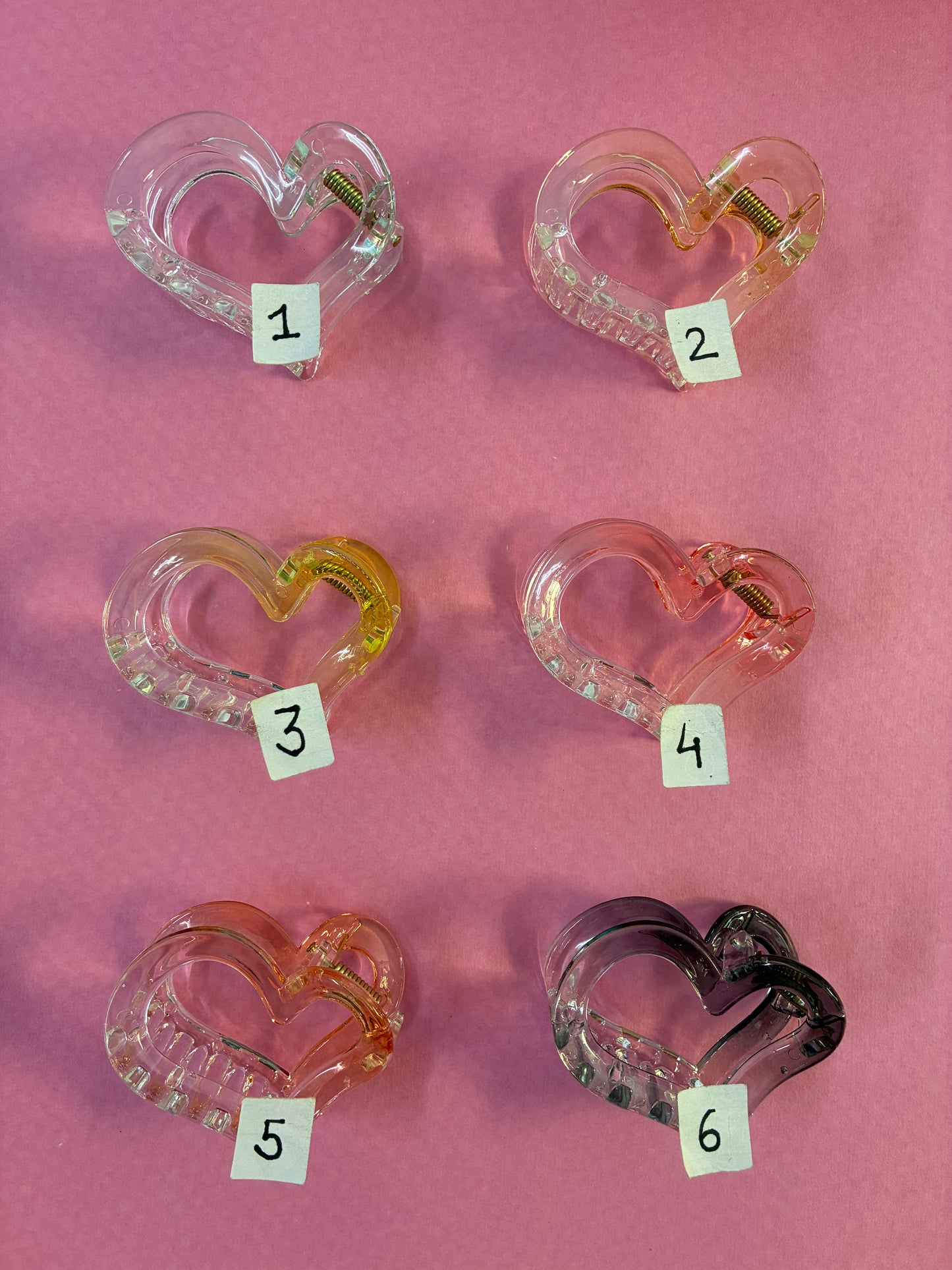 Heart Shape Hair Clutchers