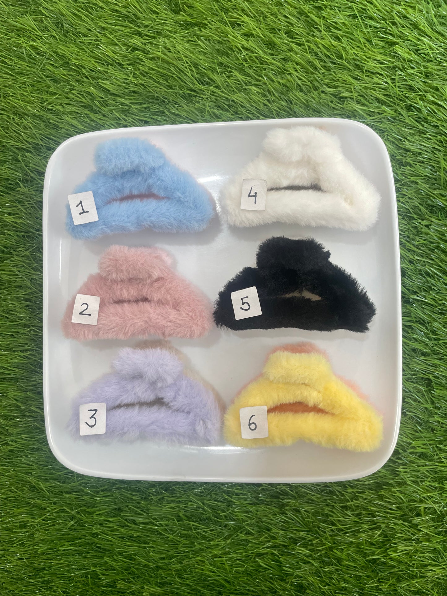 Dual Colour Velvet Hair Clutchers