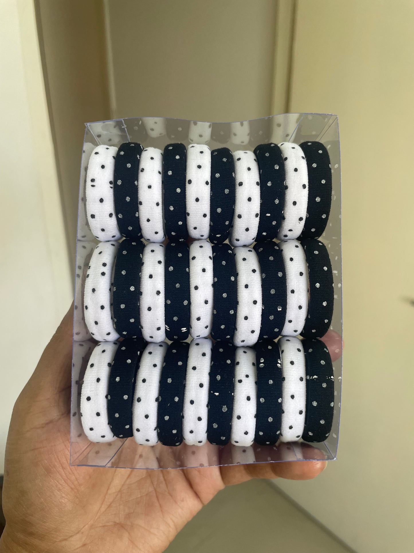 Black & White Rubber Band