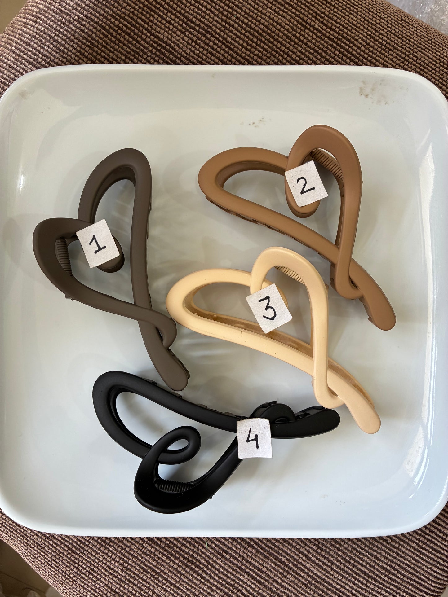 Swirl Matte Hair Clutchers