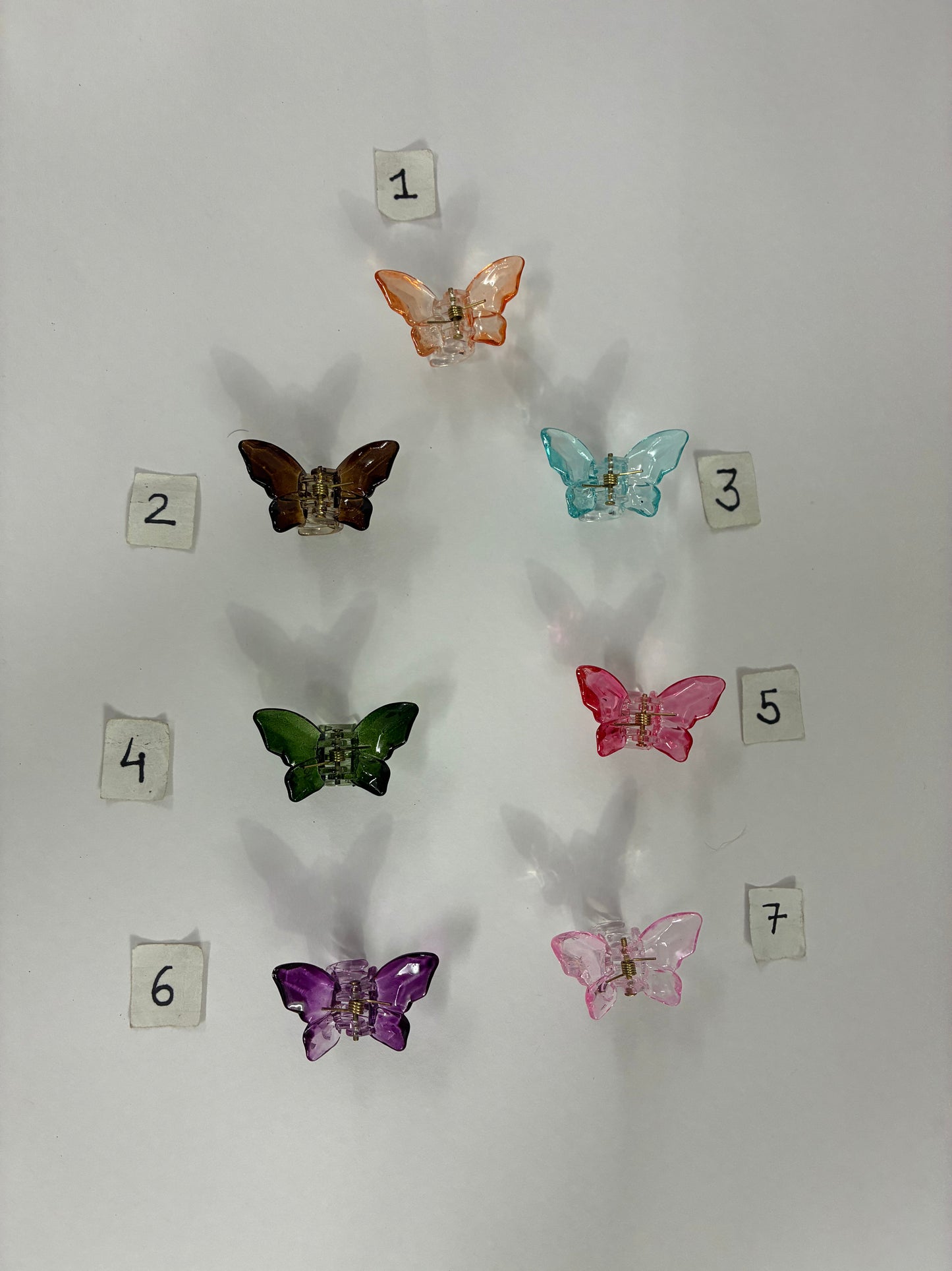 Mini Butterfly Hair Clutchers