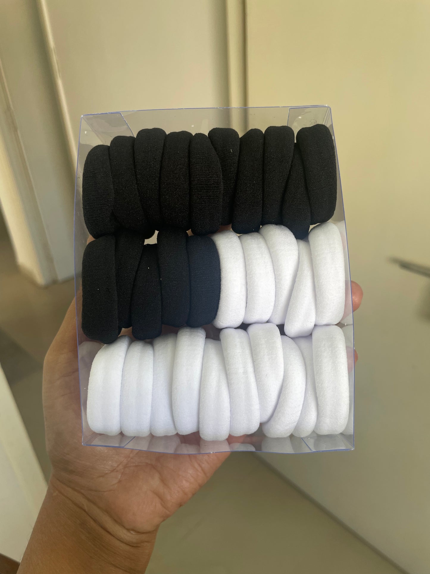 Black & White Rubber Band