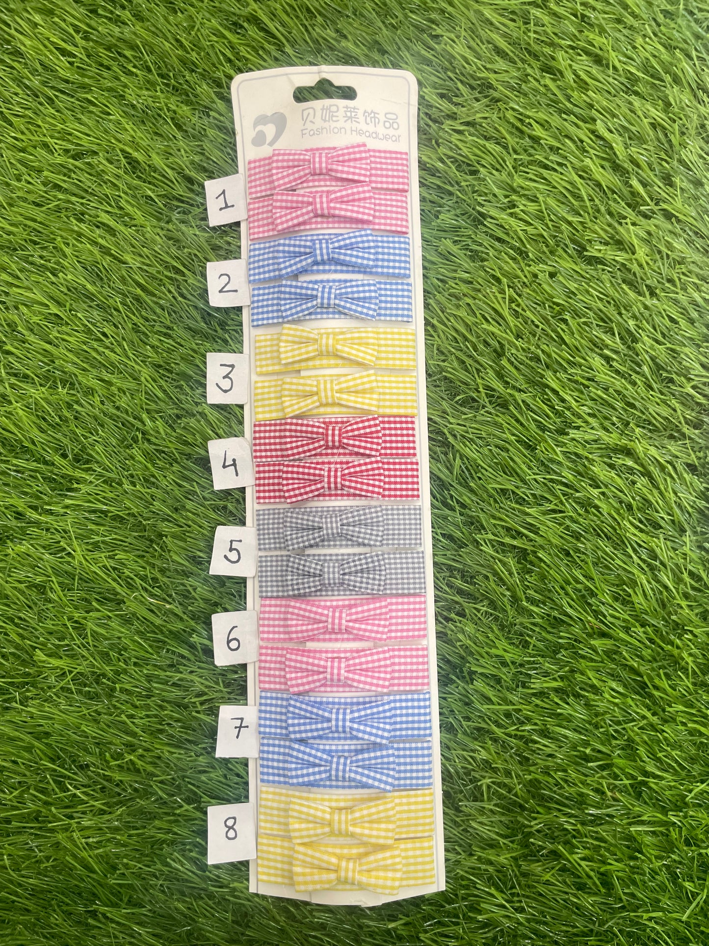 Bow Shaped Tic Tac Pins