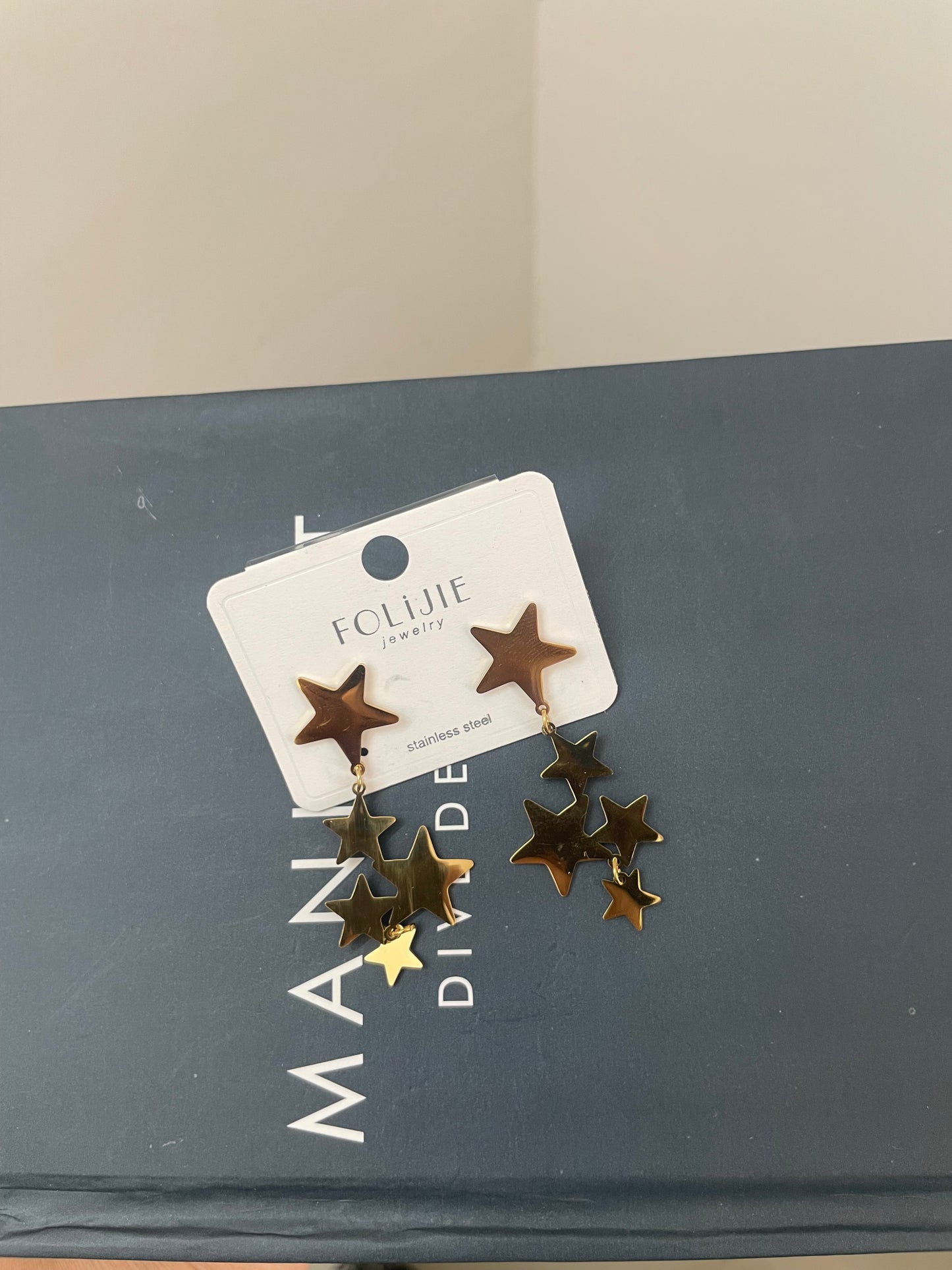 Golden Star Earrings