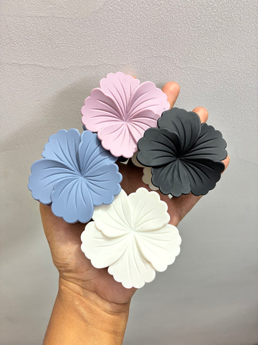 Dual Colour Floral Hair Claw
