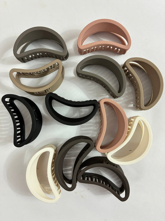 D Shape Hair Clutchers