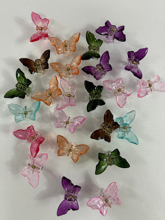 Mini Butterfly Hair Clutchers
